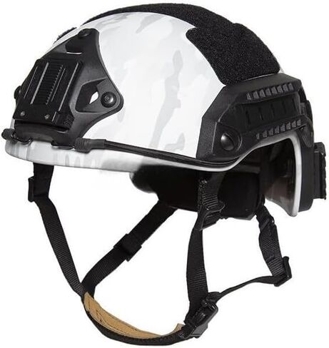 DLP Tactical ImpaX Extreme Plus Bump Helmet – Non-Ballistic MICH/ACH Style – CE Rated Impact Protection – ARC Rails NVG Mount – Worm Dial Fit – Includes Accessory Bundle in Kuwait