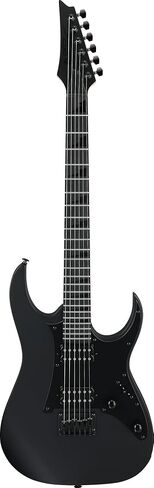 Ibanez GRGR131EX RG Gio Electric Guitar - Black Flat Bundle with Amplifier, Gig Bag, Tuner, Cable, Picks, Austin Bazaar Instructional DVD, and Polishing Cloth in Saudi Arabia