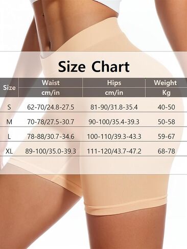 Women's Slip Shorts for Under Dress, Comfortable Smooth Yoga Shorts in Saudi Arabia