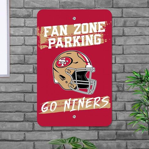 FANMATS 48163 NFL - New York Giants Flat Parking Sign | Royal Blue & Red | 18"x11.5" | Giants Helmet Logo with "Fan Zone Parking" Wordmark in Saudi Arabia