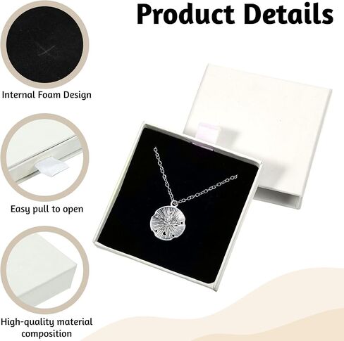 2 Pack Square Jewelry Gift Boxes Cardboard Jewelry Box with Lids Necklace Boxes for Jewelry Gift Small Gift Boxes Pendant Storage Case for Bracelets Necklaces Earrings Ring Jewelry Gift(Pink) in Saudi Arabia