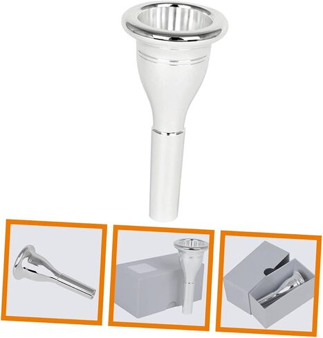 Kisangel Tuba Plated Mouthpiece for Musical Instruments Accessory for Beginners Professionals Enhances Performance Expression Various Music Styles in Saudi Arabia