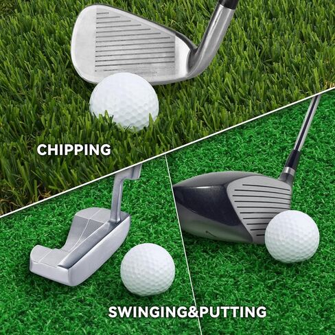 Golf Practice Mats, 3-in-1 Multi-Functional Golf Mat - Artificial Turf Golf Training Aids for Hitting,Swing & Putting Training -Perfect for Indoor & Outdoor Golf Practice (Upgrade Version) in Kuwait