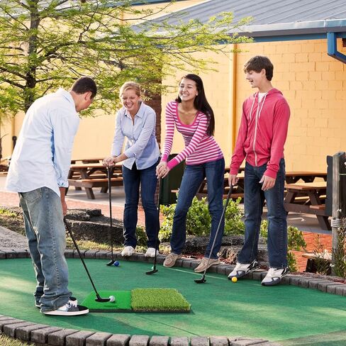 Golf Practice Mats, 3-in-1 Multi-Functional Golf Mat - Artificial Turf Golf Training Aids for Hitting,Swing & Putting Training -Perfect for Indoor & Outdoor Golf Practice (Upgrade Version) in Kuwait