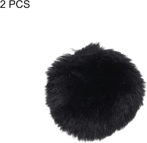 PATIKIL Furry Microphone Windscreen 25mm x 56mm Mic Cover Windshield for Indoor Outdoor Microphone Purple 2 Pack in Kuwait