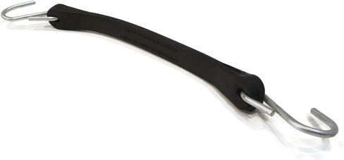 The ROP Shop (Pack of 2) 9" Rubber Tarp Straps Heavy Duty w/S-Hooks Stiff Tie-Down in Saudi Arabia