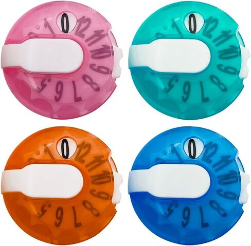 Golf Stroke Counter - 1.2 inch Score Counters with Touch Reset and Clip Attachment for Scorekeeper Gloves （3 Colors Randomly Delivered） in Kuwait