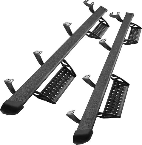 Side Steps Compatible with 2010-2024 Toyota 4runner (Without Side Skirts)(exclude 10-13 Sr5 & 10-24 Limited & 20-22 Nightshade Edition & 22-24 TRD Sport Models) 3" Black Running Boards 2pcs in Saudi Arabia
