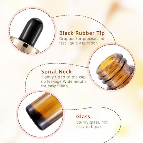 JIUWU 20 Pack 2/3 Oz Green Glass Dropper Bottle,20 Ml Eye Dropper Bottle with 10 Funnels,Tincture Bottles,Pretty Finish,Leak-Proof Design,Stronger Suction for Essential Oil,Liquids,Perfume in Saudi Arabia