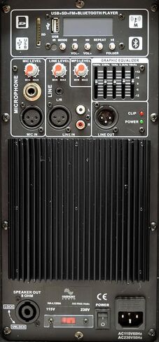 Harmony Audio HA-L12BA Pro DJ Live Series Bluetooth 12" Powered 1000W PA Speaker in Saudi Arabia