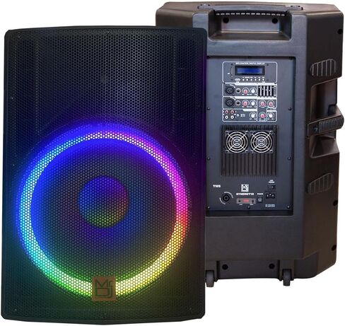 MR DJ SYNERGY18 18" 5500W 2-Way Powered Active Speaker 8 Ohm Stage Bluetooth Audio Speaker in Saudi Arabia