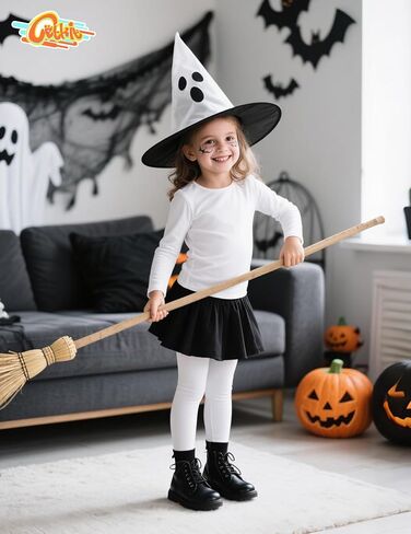 طماق الفتيات مع طماق مريحة ، طماق ناعمة للفتيات ، سراويل فتيات القطن الطول الكاحل مع نعومة كبيرة وتنفس ، طماق لا طماق ، أبيض مشرق ، حجم 12-14 سنة in Kuwait