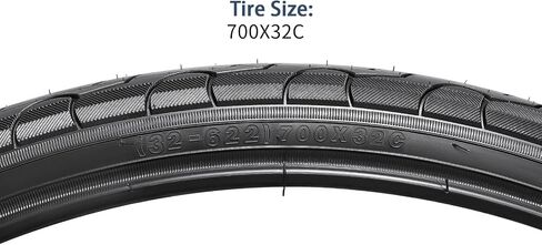 YUNSCM 2-PCS 700C Bike Tires 700x32C/32-622 Compatible with Road Bike Tires 700x30C 700x31C 700 x 32C 700x33C 700x34C Bicycle Tires（Y-1282） in Saudi Arabia