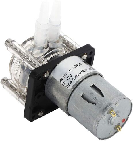 EVGATSAUTO Peristaltic Dosing Pump 500ml/Min 12V/24V DC with Stainless Steel Screws and Card Slot for Aquarium Laboratory Use in Saudi Arabia