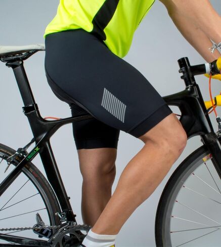 | Men's USA Elite Padded Cycling Bib-Shorts | Tall Inseam | 4X-Large | Grey in Kuwait