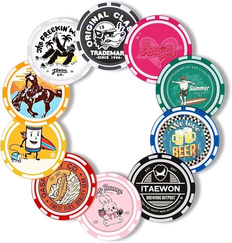 100-1000Pcs Custom Poker Chips,Personalized Poker Chips,Custom Poker Chips with Logo,Drink Tokens, Casino Chips,Golf Ball Markers,bussniess Card,Poker Game in Saudi Arabia