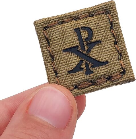 Mini Chi Rho Christamogram رمز يسوع المسيح (Multicam on Black) Cat Eye Patch متوافق مع Velcro ، بقع معنوية بالليزر للحقائب ، بقع للقبعات ، بقع صفيحة الصفيحة in Kuwait