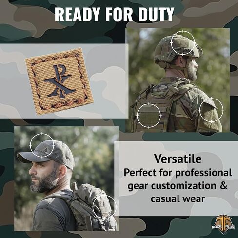 Mini Chi Rho Christamogram رمز يسوع المسيح (Multicam on Black) Cat Eye Patch متوافق مع Velcro ، بقع معنوية بالليزر للحقائب ، بقع للقبعات ، بقع صفيحة الصفيحة in Kuwait