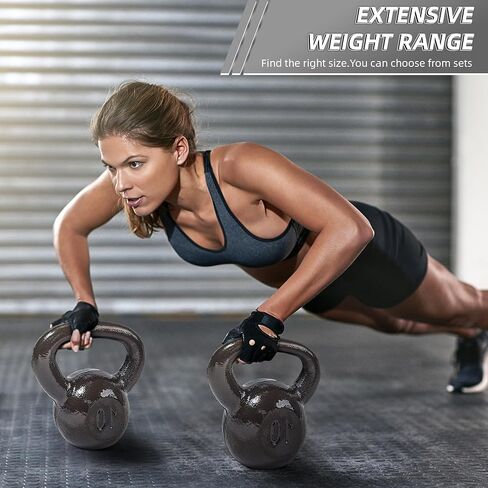 أوزان kettlebell من الحديد الزهر لصالة الألعاب الرياضية المنزلية ، تدريب على القوة الثقيلة ، معدات التمرين لـ HIIT ، اللياقة الوظيفية in Saudi Arabia