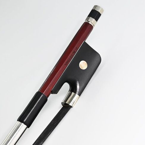 Brazilwood French Style Double Bass Bow 1/2 Size Gooding Leanking Deep and Strong Sound in Saudi Arabia