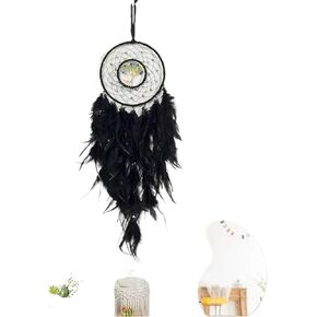 Dream Catcher Tree of Life Wall Hanging Decor Wind Chimes - Boho Decor Dreamcatcher Ornaments(11-Without Lights) in Kuwait