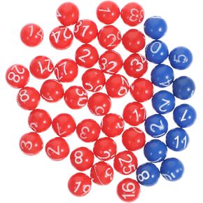 Kisangel 1set Activity Lottery Balls for Party Games Bingo Raffle and Entertainment Accessories Numbers and Lightweight Design for Easy Use in Kuwait