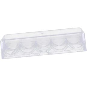 صندوق تخزين منظم لرقائق البوكر من الأكريليك بسعة 100 قطعة للعب ليلاً والبطولات لعشاق البوكر واللاعبين المنزليين in Kuwait