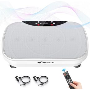 MERACH Vibration Plate Exercise Machine, Vibration Plate with Bluetooth and LED Display, Vibrating Plate Exercise Machine for Women Men, Workout Equipment for Home in Kuwait