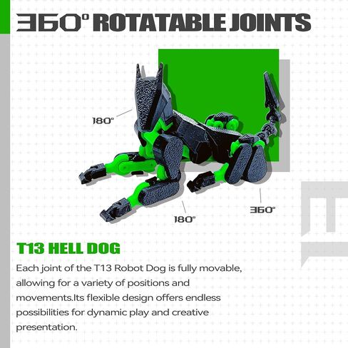 (الانتهاء من التجميع) مجموعة أرقام الإجراء T13 ، ألعاب ثلاثية الأبعاد Robo 13 Figure ، Dummy 13 Titan 13 Action Figure (Black + Orange) in Saudi Arabia