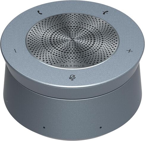 BM35 Wireless Bluetooth Microphone Conference Speakerphone ، 360 ° Pickup Omnidirectional Sound Pickup 20ft RADIUS 8-ARRAY ARRAY ، AI LOVENTING NFC اتصال سريع لاسلكي ، in Saudi Arabia