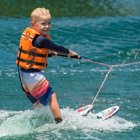 HO Sports Hot Shot Kids Water Ski Trainers with Bar & Rope - Ultimate Training Water Skis System, 48", Youth and Kids up to 70 lbs in Saudi Arabia