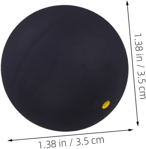 Toyvian 2pcs Professional Squash Balls Hand-Eye Coordination Training Balls Indoor Outdoor Sports Training Equipment High Bounce for Squash Players in Saudi Arabia