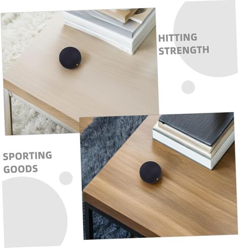 Toyvian 2pcs Professional Squash Balls Hand-Eye Coordination Training Balls Indoor Outdoor Sports Training Equipment High Bounce for Squash Players in Saudi Arabia