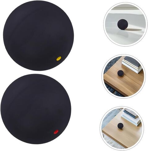 Toyvian 2pcs Professional Squash Balls Hand-Eye Coordination Training Balls Indoor Outdoor Sports Training Equipment High Bounce for Squash Players in Saudi Arabia