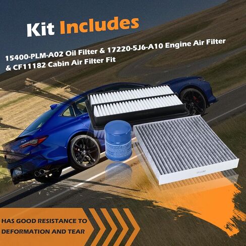 CA11399 Engine Air Filter & CF10134 Cabin Air Filter Fit for 2014-2015 2017-2022 Honda Accord L4 2.0L Hybrid in Saudi Arabia