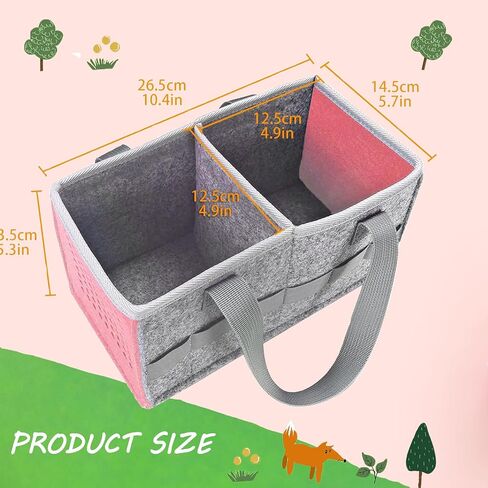 Carrying Case for Toniebox Audio Player Starter Set,Travel Felt Cloth Musical Toy Folding Hand Bag for Tonie Starter Set and Tonies Figures (Green) in Saudi Arabia