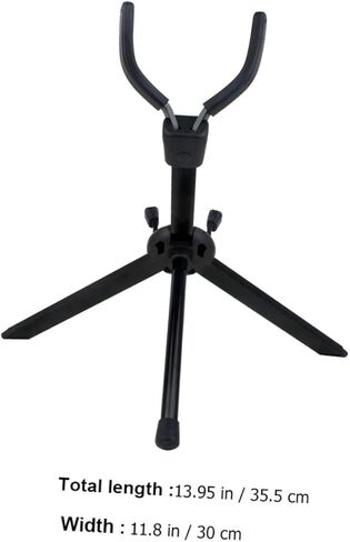 Foldable Alto Saxophone Stand Practical Display Rack for Home Music Rooms and Performances Black Sax Holder Gift for Saxophone Players in Kuwait