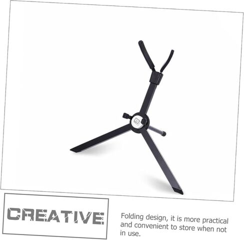 Foldable Alto Saxophone Stand Practical Display Rack for Home Music Rooms and Performances Black Sax Holder Gift for Saxophone Players in Kuwait