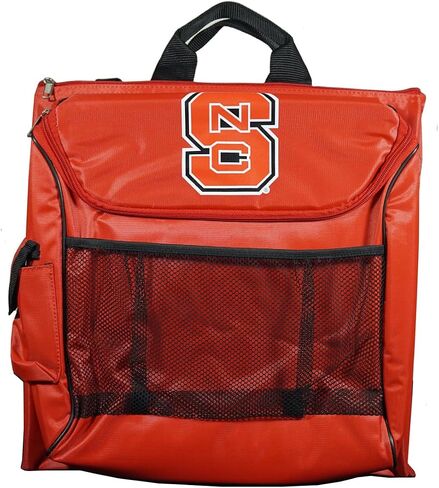 وسادة مقعد ملعب Rico NC State North Carolina Wolfpack Cooler مع ظهر - تحمل حوالي 8 علب in Saudi Arabia