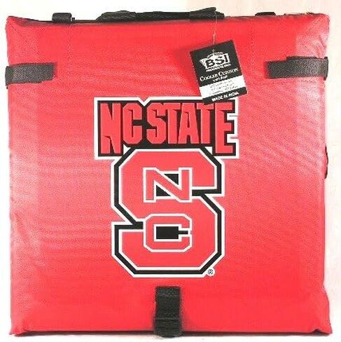 وسادة مقعد ملعب Rico NC State North Carolina Wolfpack Cooler مع ظهر - تحمل حوالي 8 علب in Saudi Arabia