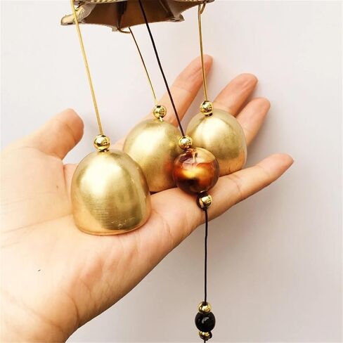 Chimes Copper Wind Bell - Outdoor Yard Garden Decorative Door Bell for Home & Car Hanging Decor ﻿(S2 Wind Chime) in Saudi Arabia