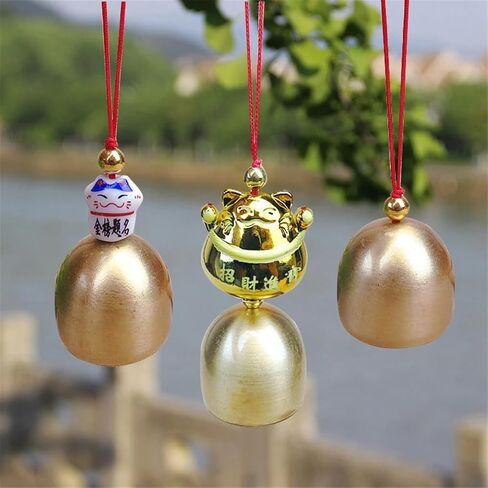 Chimes Copper Wind Bell - Outdoor Yard Garden Decorative Door Bell for Home & Car Hanging Decor ﻿(S2 Wind Chime) in Saudi Arabia