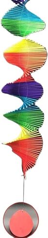 Colorful Wood Wind Rainbow Wind Spinner Mobile Chime for Lawn & Garden Decor in Saudi Arabia