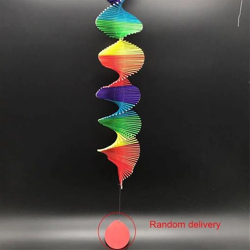 Colorful Wood Wind Rainbow Wind Spinner Mobile Chime for Lawn & Garden Decor in Saudi Arabia