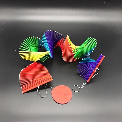 Colorful Wood Wind Rainbow Wind Spinner Mobile Chime for Lawn & Garden Decor in Saudi Arabia
