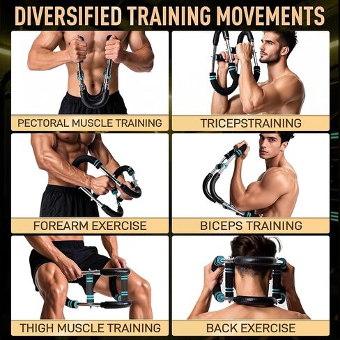 Twister Arm Trainer - Adjustable Chest Workout Equipment for Home Gym, Muscle Builder & Strength Training for Arms, Chest in Kuwait