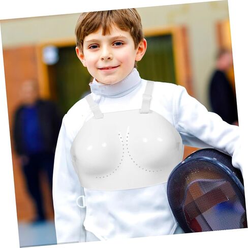 Fencing Chest Protector for Women Durable Adjustable Guard for Fencing Baseball Volleyball Football Suitable for All Ages Types Performance in Saudi Arabia