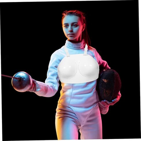 Fencing Chest Protector for Women Durable Adjustable Guard for Fencing Baseball Volleyball Football Suitable for All Ages Types Performance in Saudi Arabia