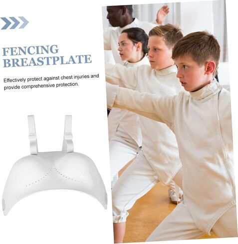 Fencing Chest Protector for Women Durable Adjustable Guard for Fencing Baseball Volleyball Football Suitable for All Ages Types Performance in Saudi Arabia
