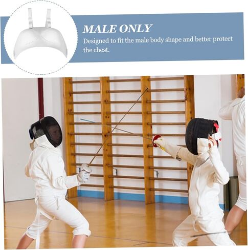 Fencing Chest Protector for Women Durable Adjustable Guard for Fencing Baseball Volleyball Football Suitable for All Ages Types Performance in Saudi Arabia